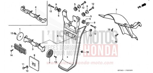 REAR FENDER PK50ML de 1990